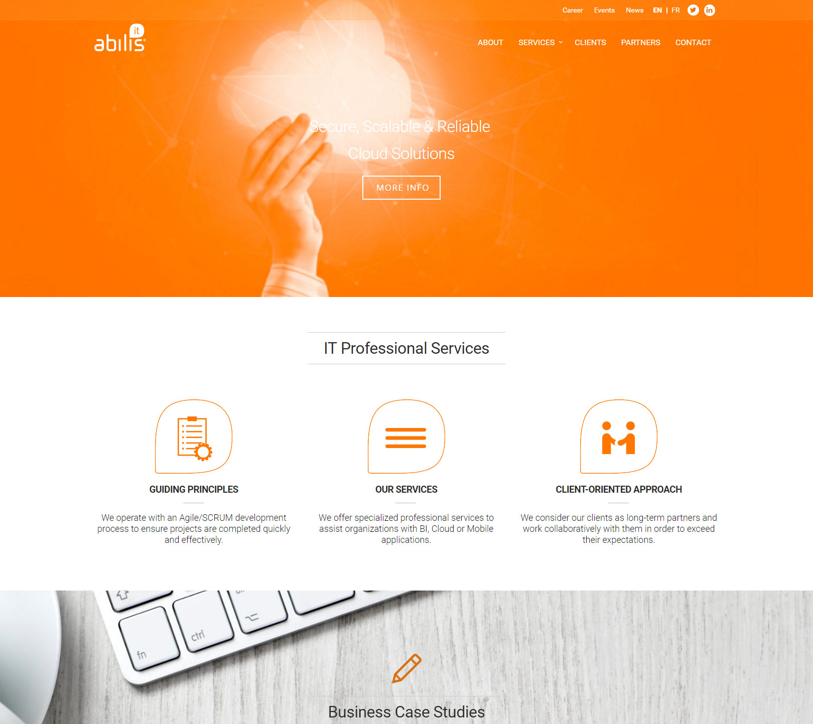 Abilis Website by Mediaforce