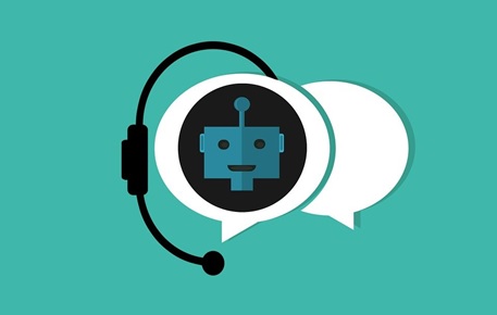 An illustration depicting a chatbot addressing a client’s queries
