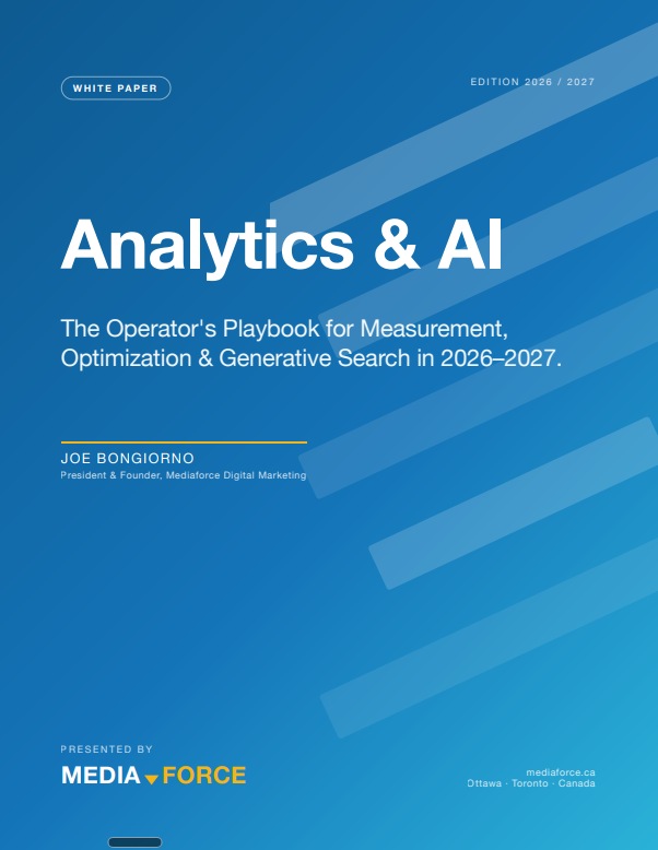 The Mediaforce Analytics Whitepaper — cover preview