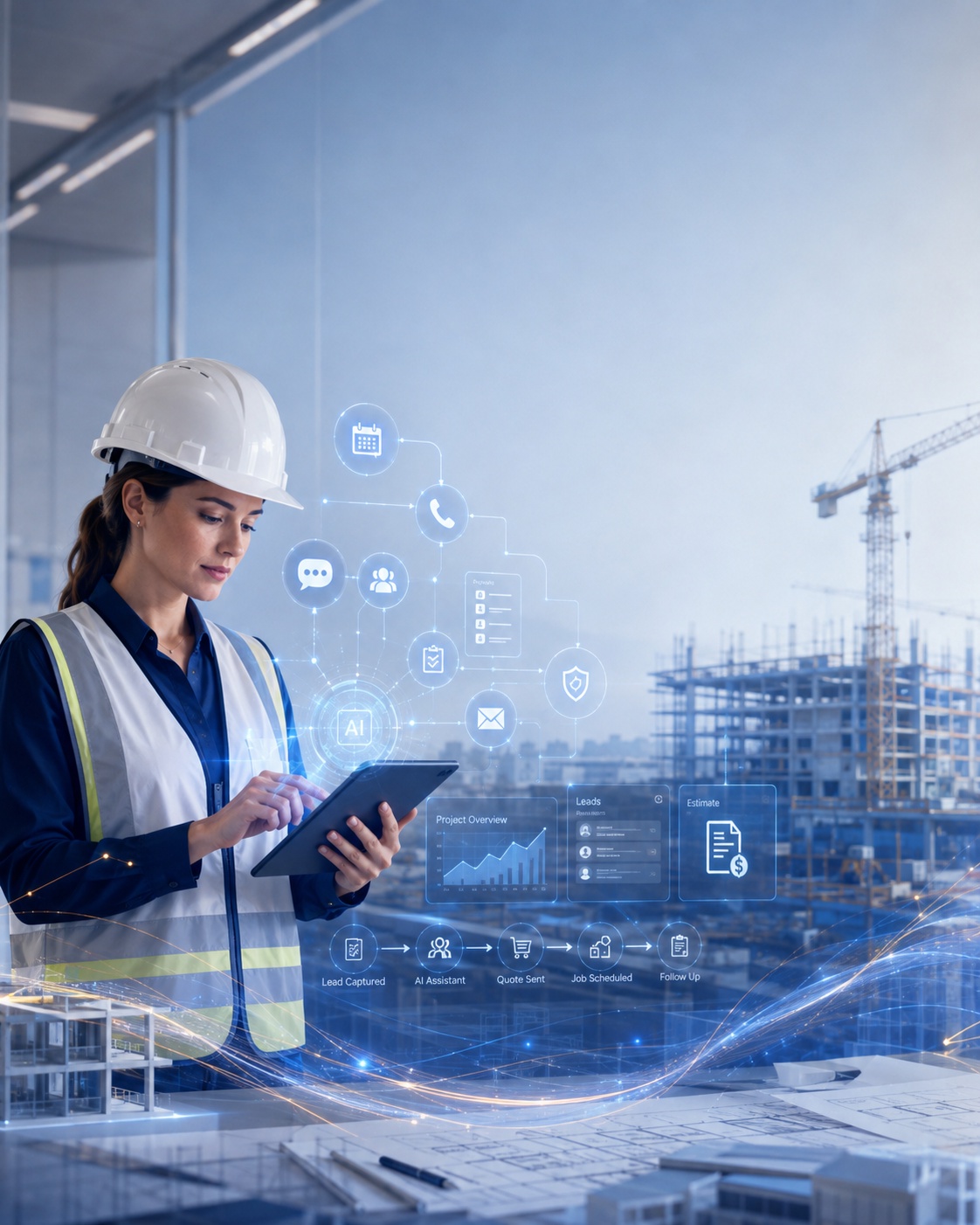 AI construction command centre